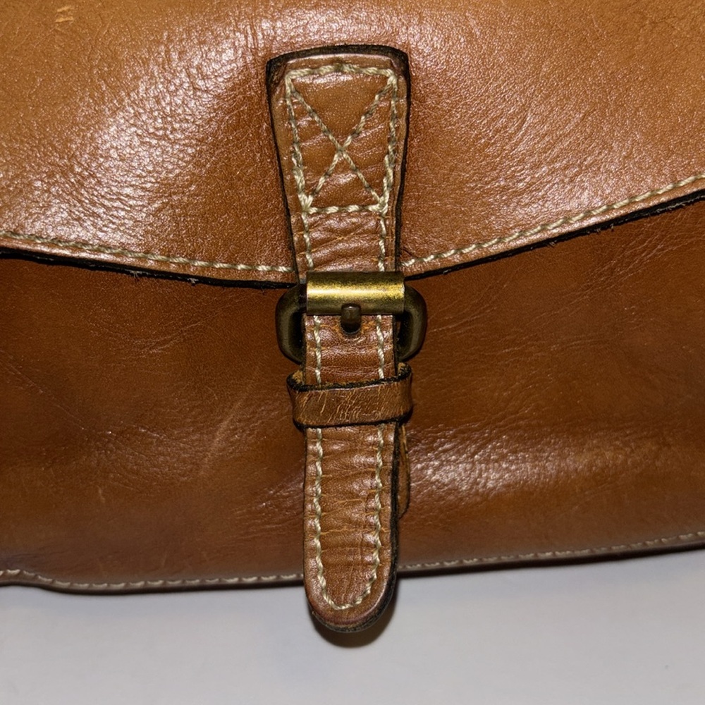 PATRICIA NASH BOLSENA TOTE LEATHER BAG 4 POCKETS ON OUTSIDE ZIP CLOSURE ON TOP - Picture 2 of 14